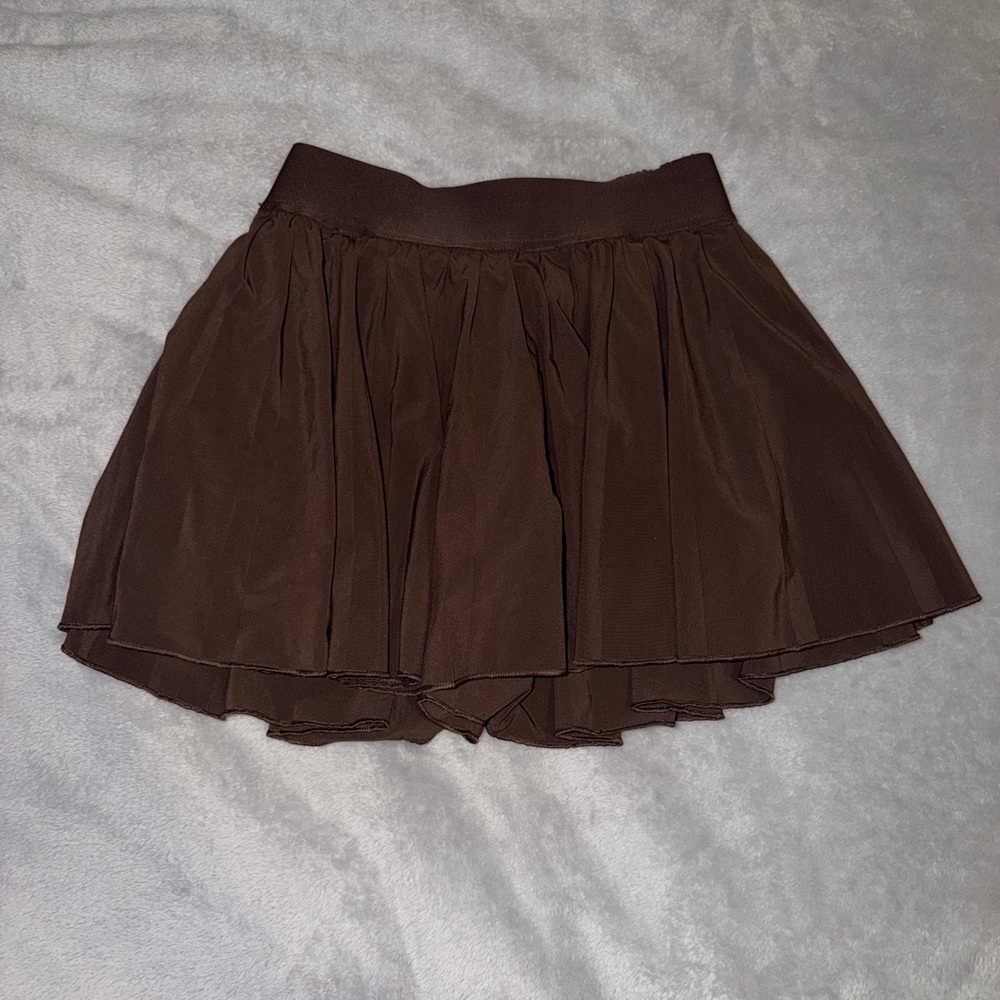 TNA Elegant Brown Women's Tennis Skirt